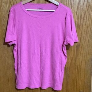 Time & Tru pink‎ tshirt sz XL